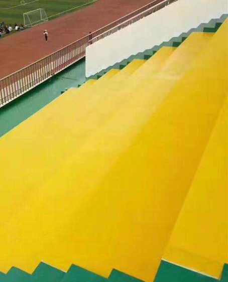 建平球场台阶翻新修补改造